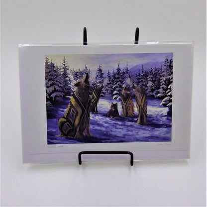 Native Canadians Greetings Cards.