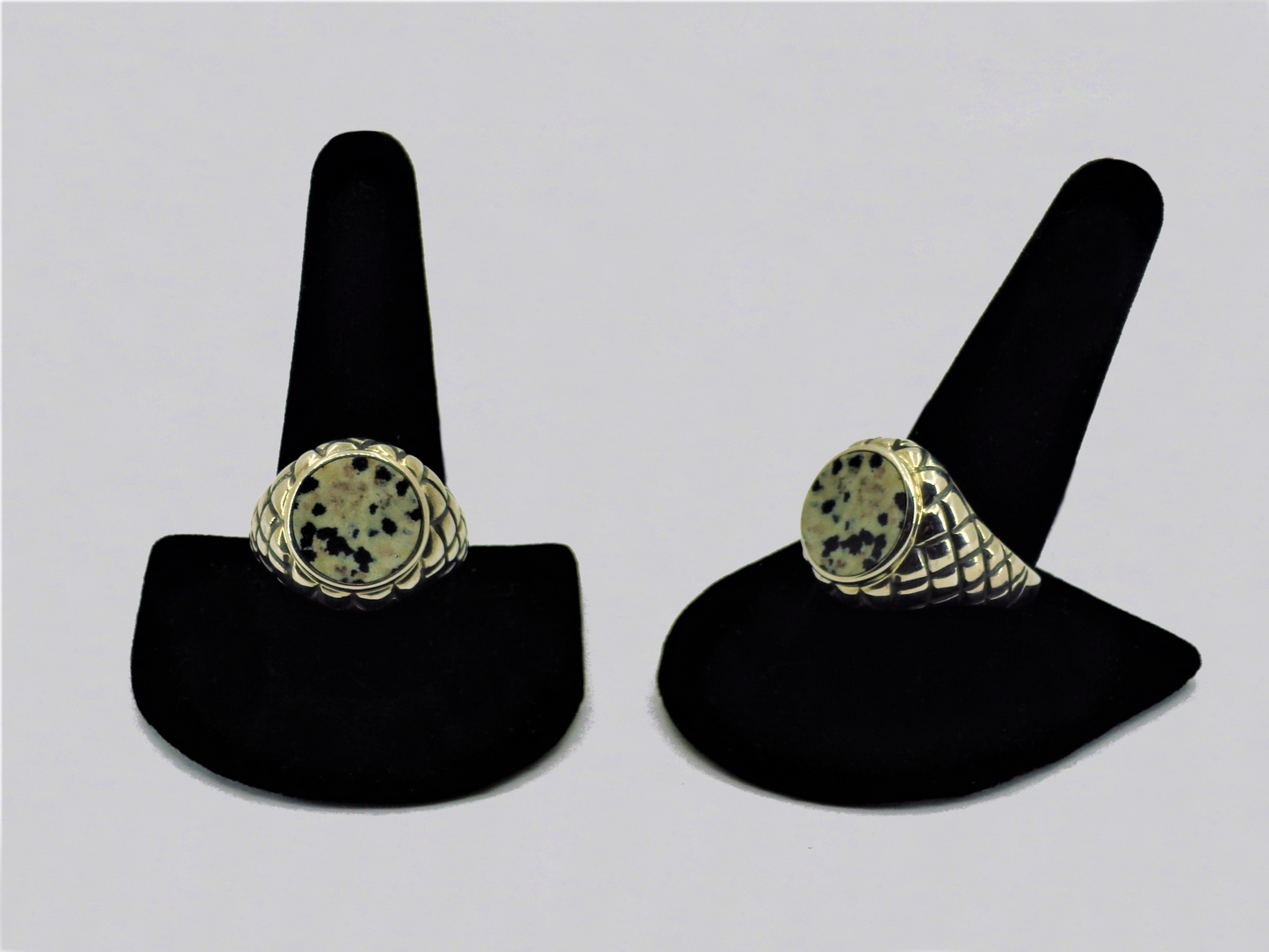 One of kind Silver & Stone Rings