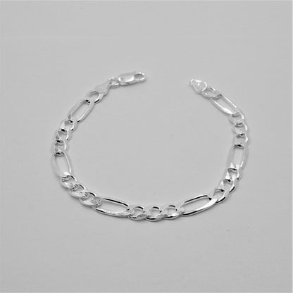 Curb / Figaro - Silver Bracelets