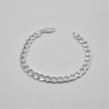 Load image into Gallery viewer, Curb / Figaro - Silver Bracelets