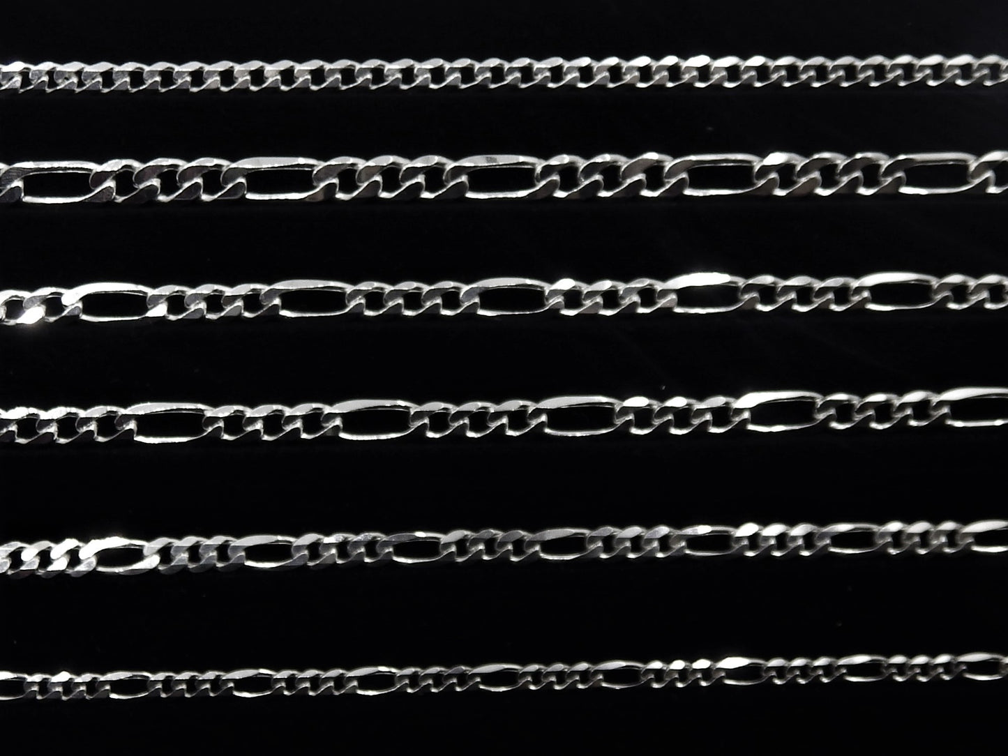 Curb / Figaro - Silver Bracelets