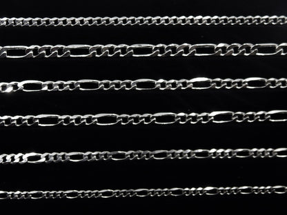 Curb / Figaro - Silver Bracelets