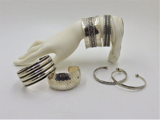 Sterling Silver Cuffs - Bracelets