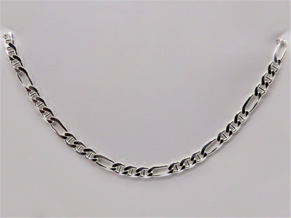 Silver Chains - Figaro  Collection