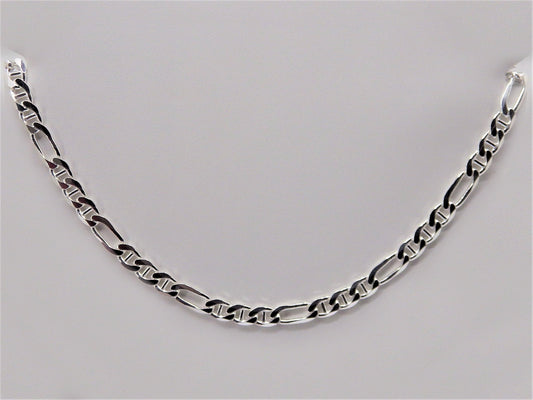 Silver Chains - Figaro  Collection
