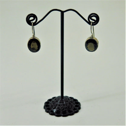 Silver Earrings - Genuine Stones