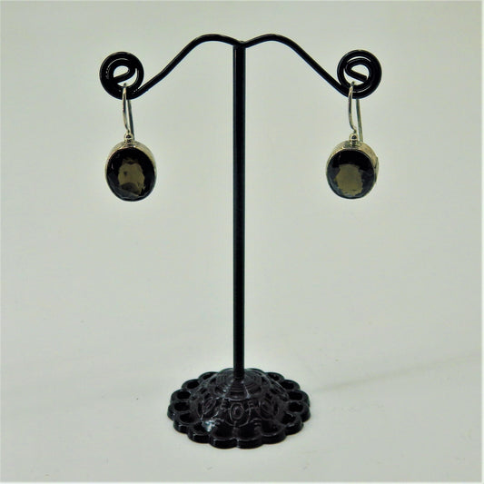 Silver Earrings - Genuine Stones