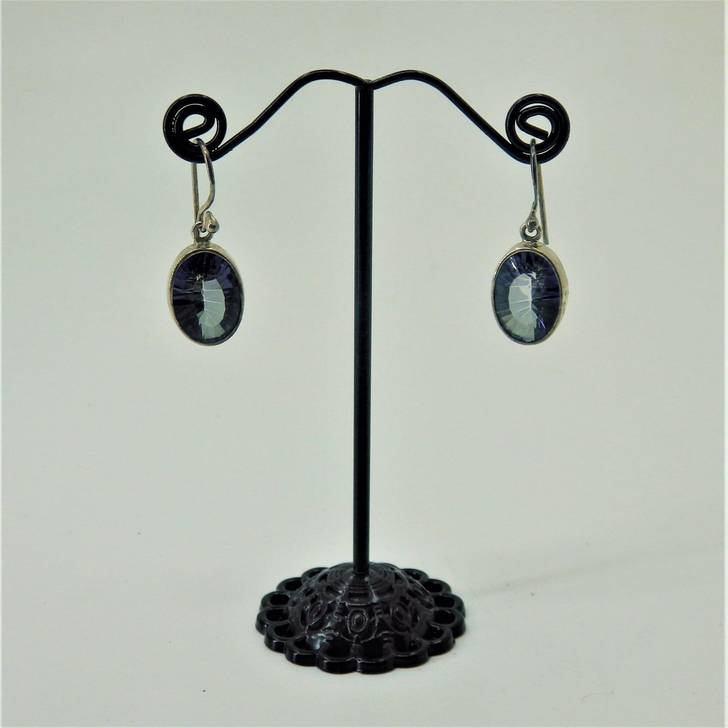 Silver Earrings - Genuine Stones