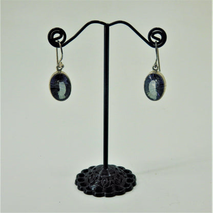 Silver Earrings - Genuine Stones