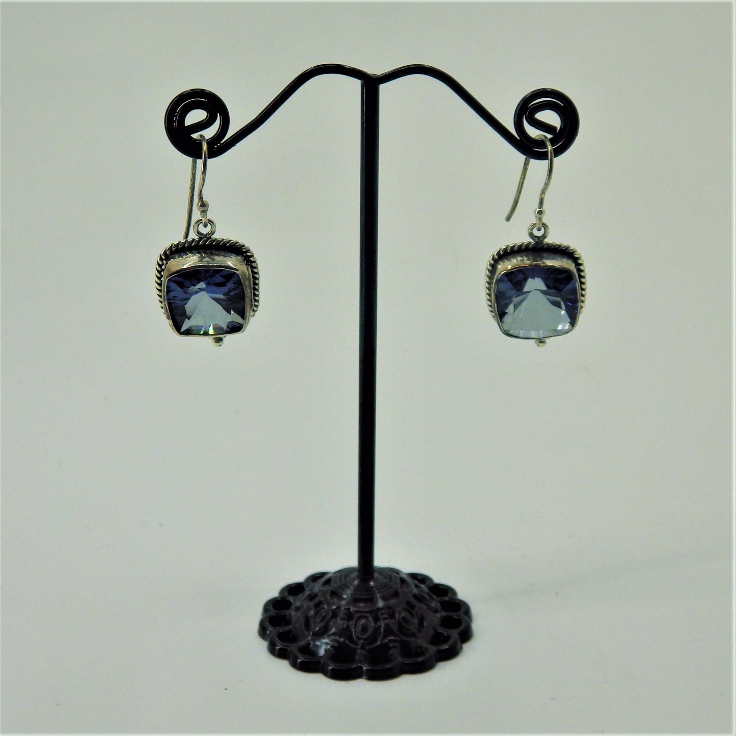 Silver Earrings - Genuine Stones