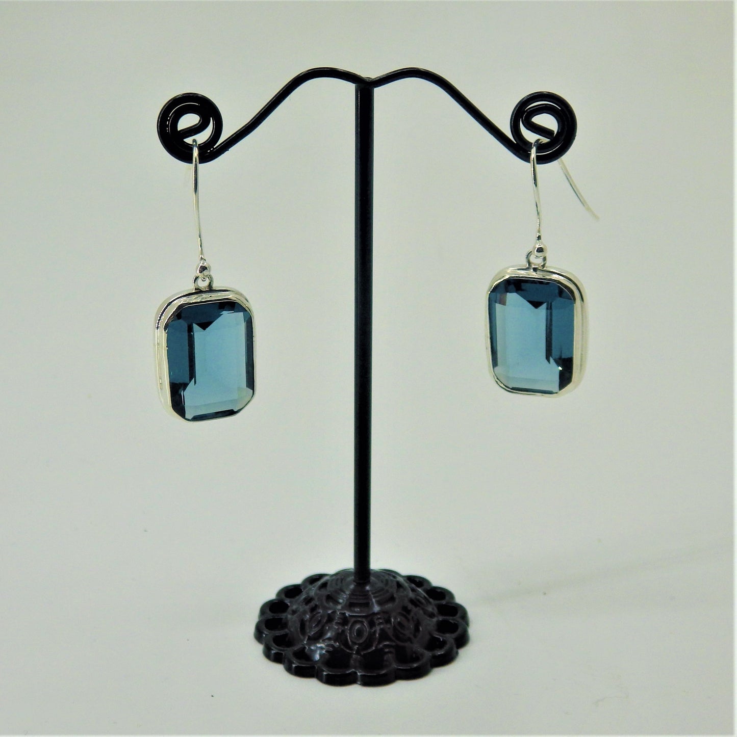 Silver Earrings - Genuine Stones