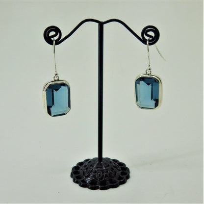 Silver Earrings - Genuine Stones