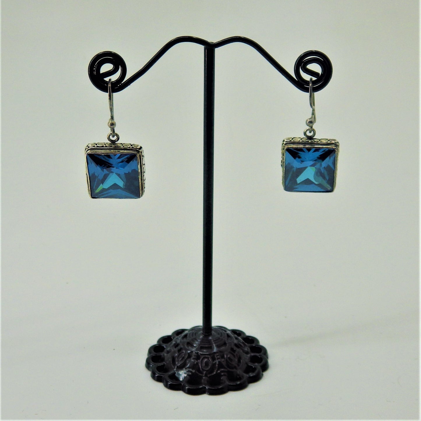 Silver Earrings - Genuine Stones