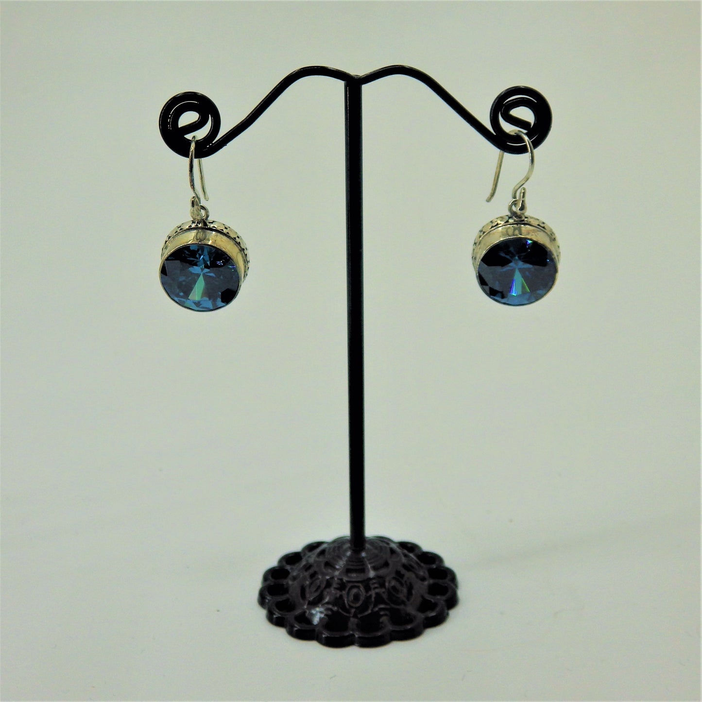 Silver Earrings - Genuine Stones