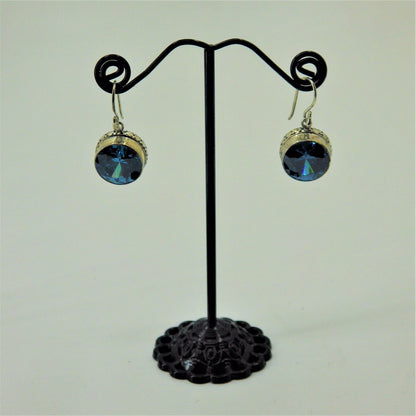 Silver Earrings - Genuine Stones