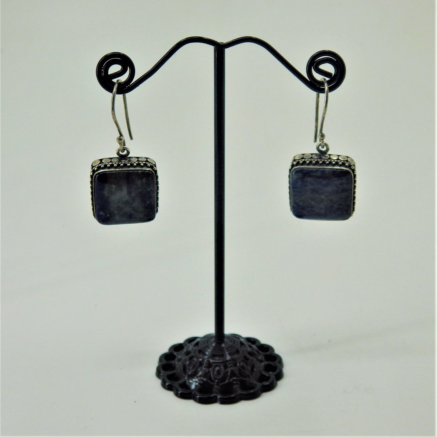 Silver Earrings - Genuine Stones