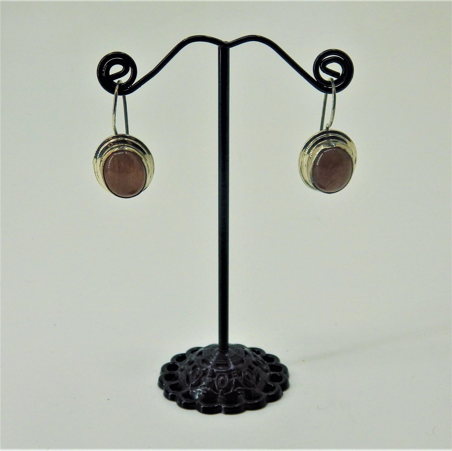 Silver Earrings - Genuine Stones