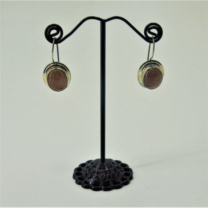Silver Earrings - Genuine Stones