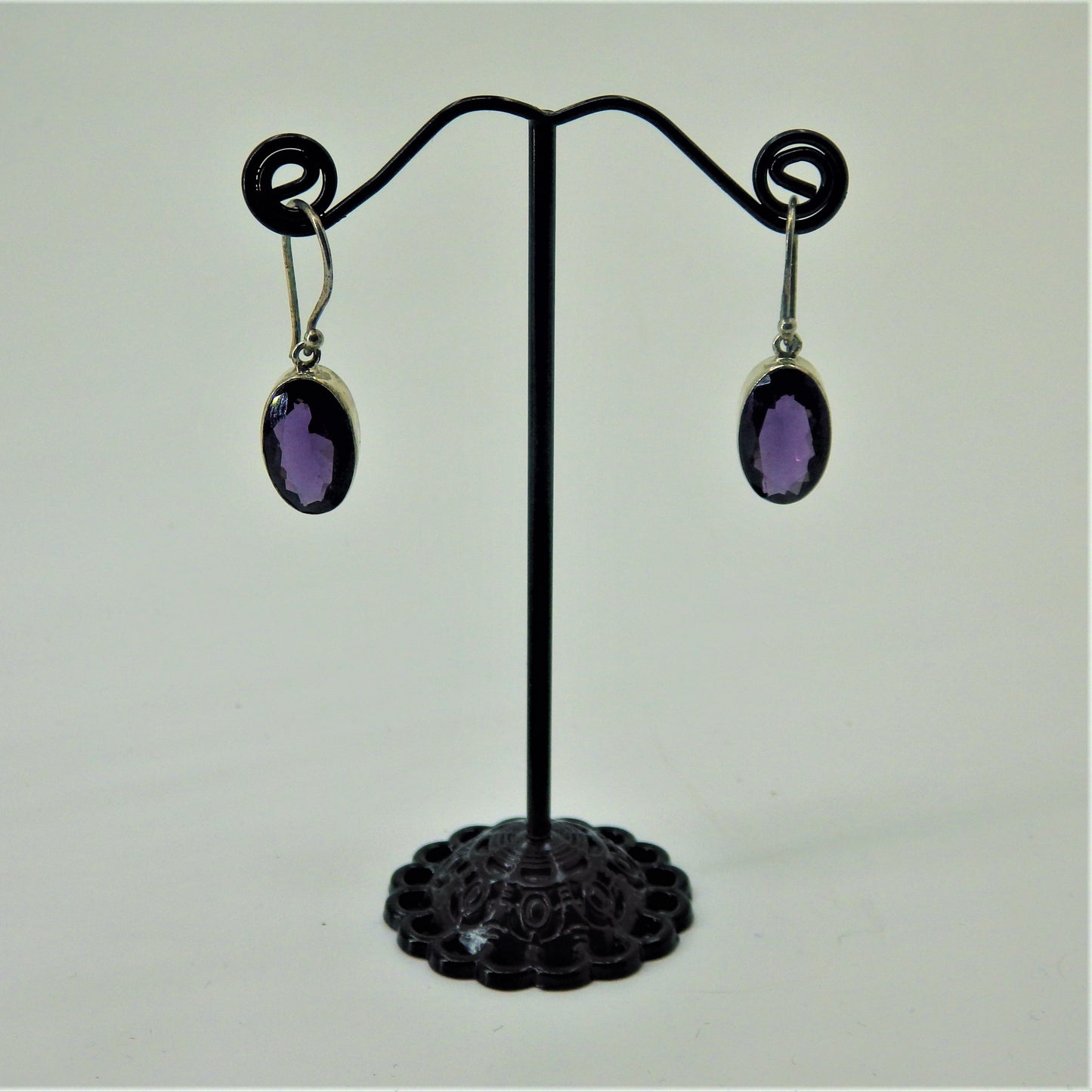 Silver Earrings - Genuine Stones
