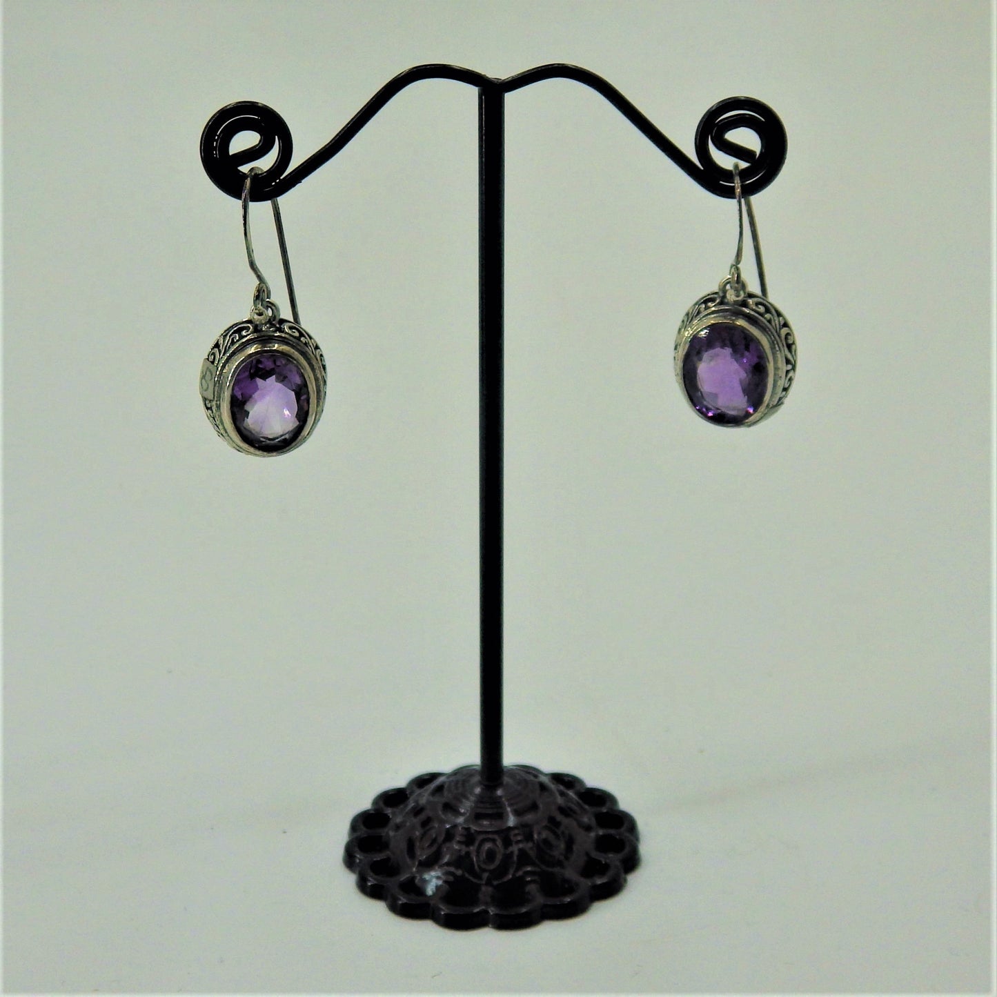 Silver Earrings - Genuine Stones