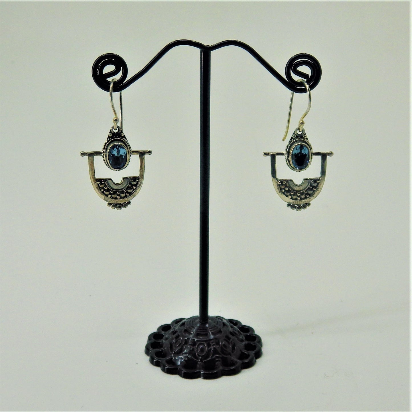 Silver Earrings - Genuine Stones