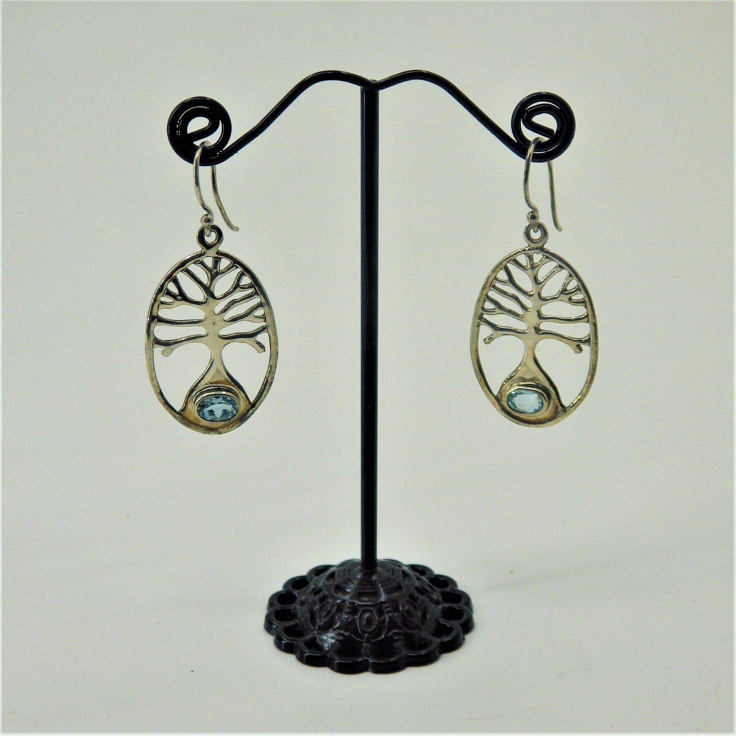 Silver Earrings - Genuine Stones