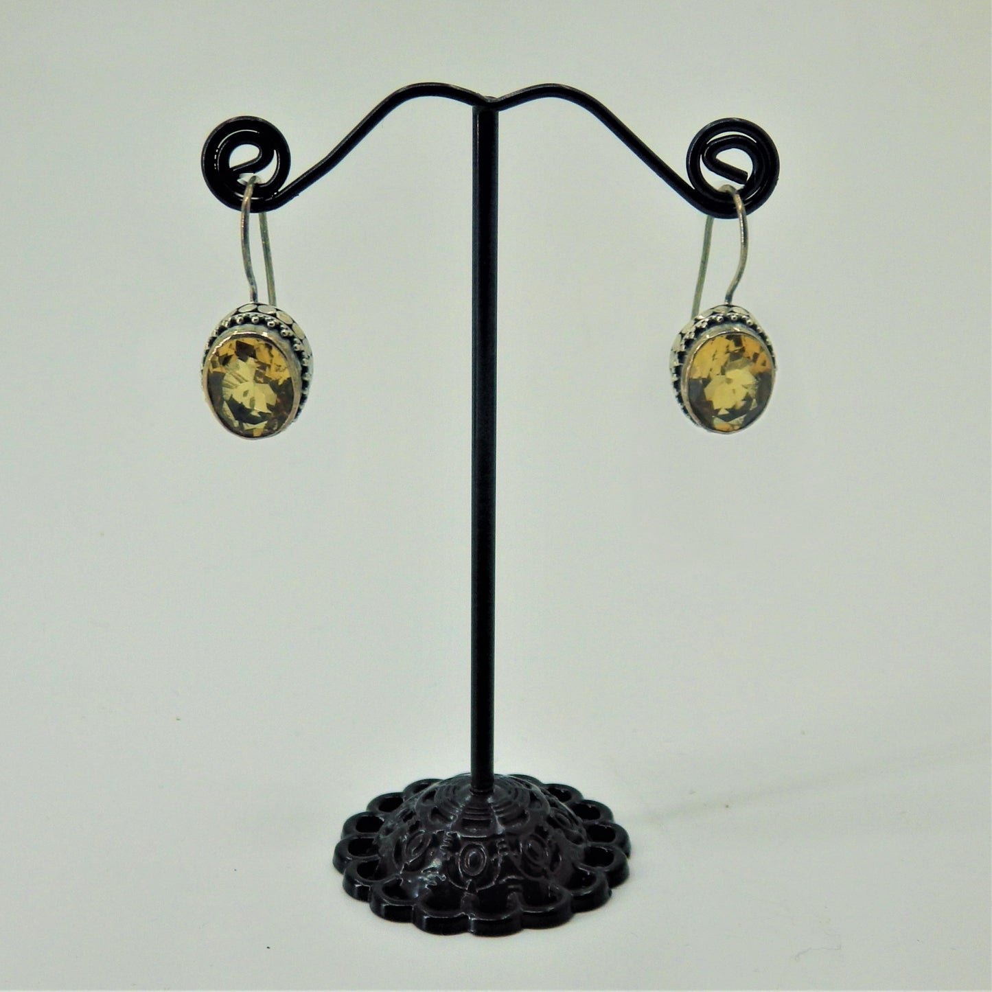 Silver Earrings - Genuine Stones