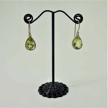 Silver Earrings - Genuine Stones