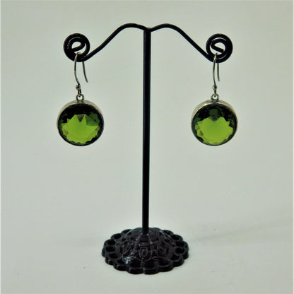Silver Earrings - Genuine Stones