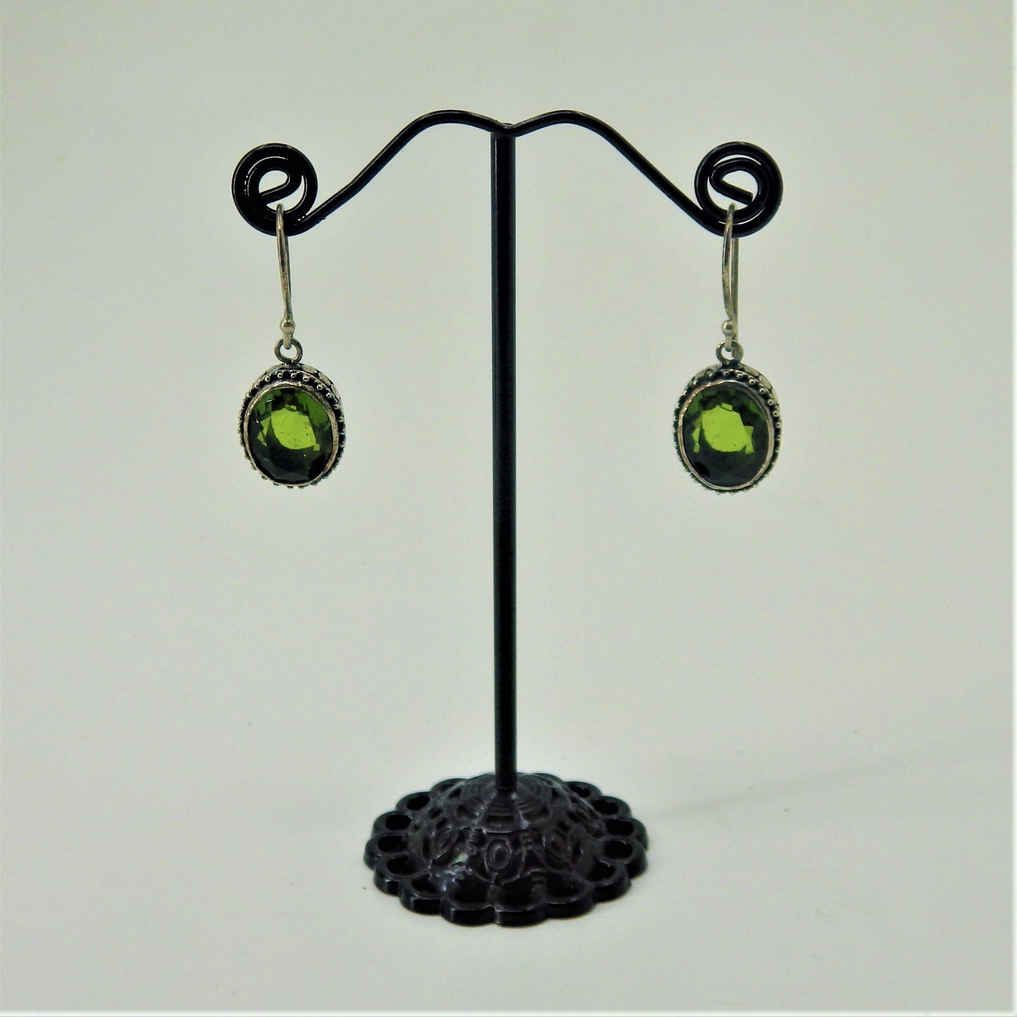 Silver Earrings - Genuine Stones