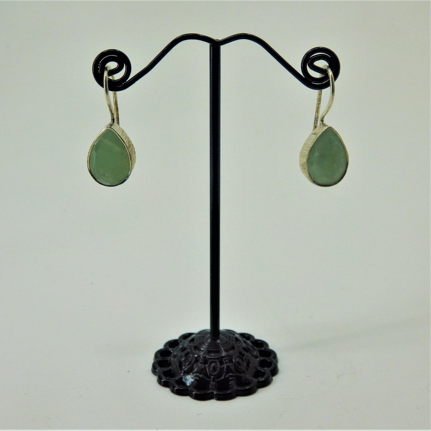 Silver Earrings - Genuine Stones