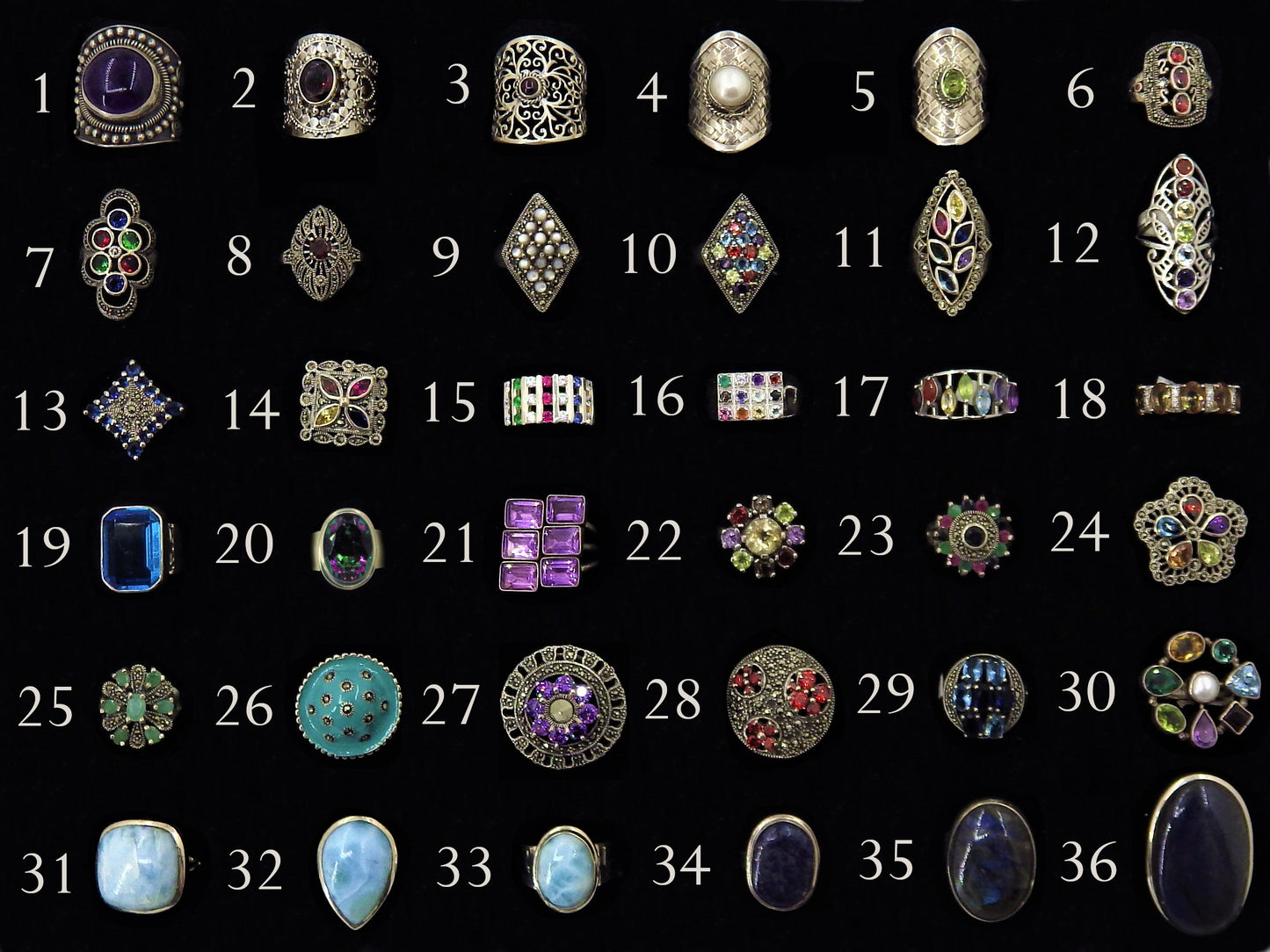 Sterling  Silver rings