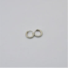 Load image into Gallery viewer, Small  silver Loop Earrings