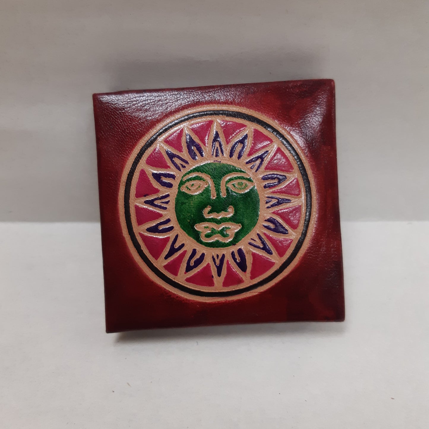 Leather Square Flip Coin Purses
