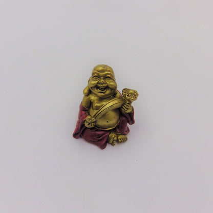 Miniature Smiling Buddha Statues
