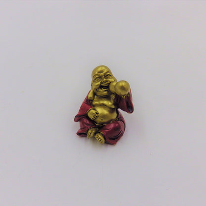 Miniature Smiling Buddha Statues