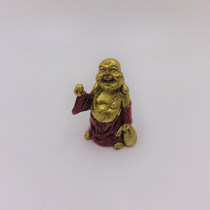 Miniature Smiling Buddha Statues