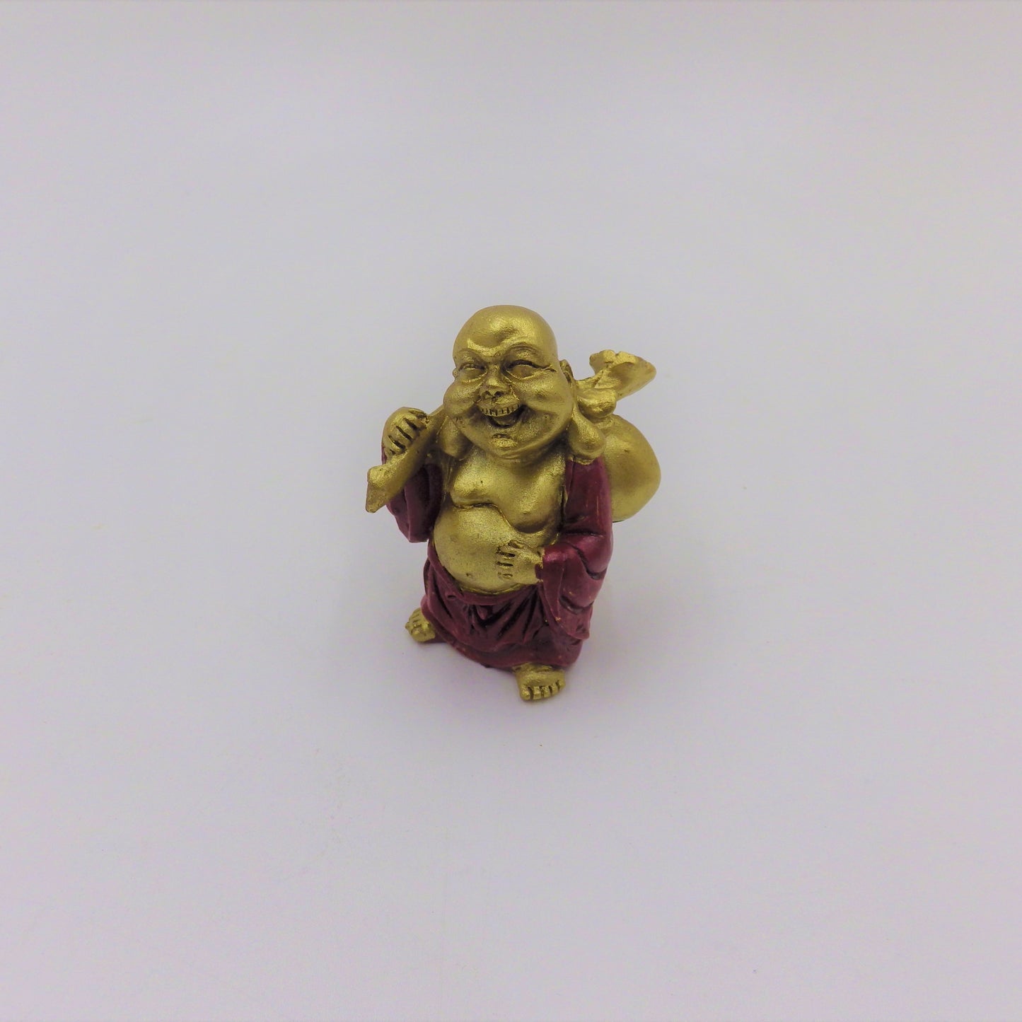 Miniature Smiling Buddha Statues