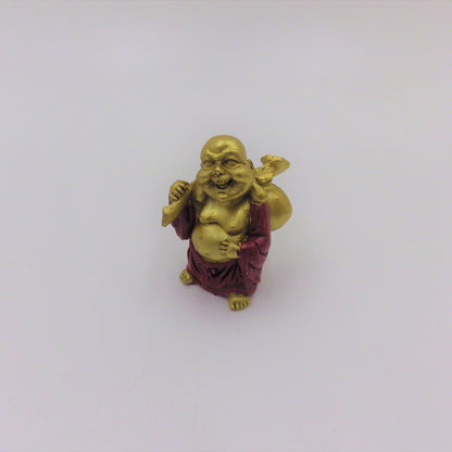 Miniature Smiling Buddha Statues