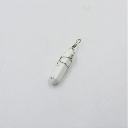 Crystal Shaped Gemstone Pendants