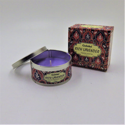 Goloka - Exquisite Travel Tin Candles